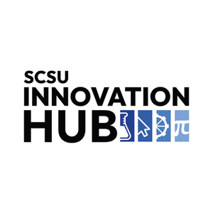 i-hub logo black and blue